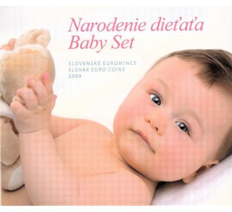 Sada slovenských mincí 2009 Narodenie Dieťaťa