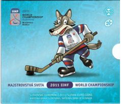 Ročníkový súbor slovenských euromincí Majstrovstvá sveta 2011 IIHF
