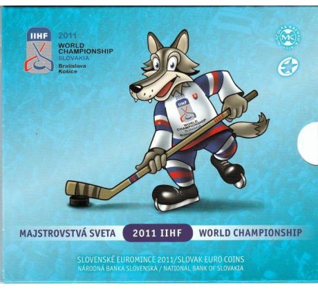 Ročníkový súbor slovenských euromincí Majstrovstvá sveta 2011 IIHF