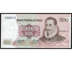 500 pesos 1994 Chile