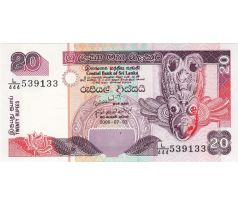 20 rupees 1995-2006 Sri Lanka