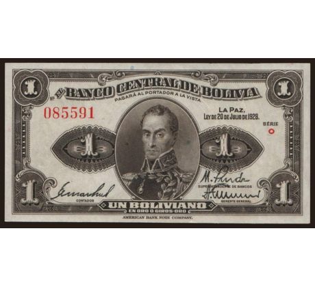 1 boliviano