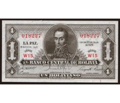 1 boliviano 1928/1952 Bolívia