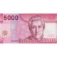 5 000 pesos 2009-21 Chile polymer bankovka
