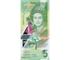 5 dollar 2021 polymerová bankovka