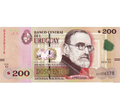 200 pesos 2015-19 Uruguay