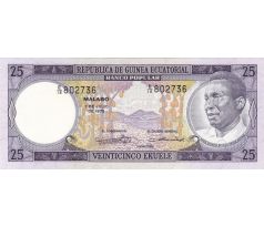 25 ekuele 1975 Rovníková Guinea