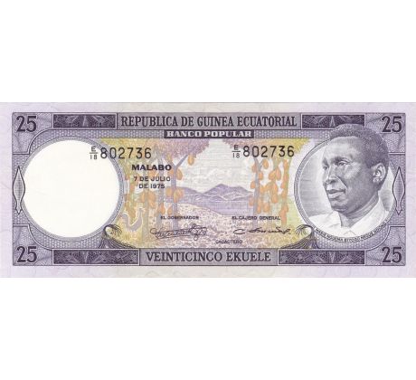 25 ekuele 1975 Rovníková Guinea
