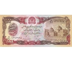 1 000 afganis 1991 Afganistan