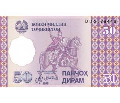 50 diram 1999 Tadžikistan