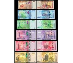 Sada 6ks bankoviek Uganda