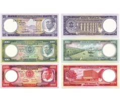 Sada 3 ks ekuele 1975 Rovníková Guinea