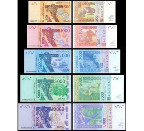 Sada Pobrežie Slonoviny 5 ks