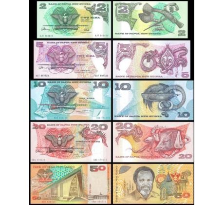 Sada 5ks 1981-2008 Papua Nová Guinea