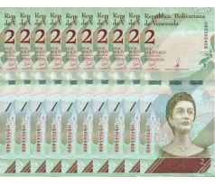 2 boliváres 2018 Venezuela 10 ks