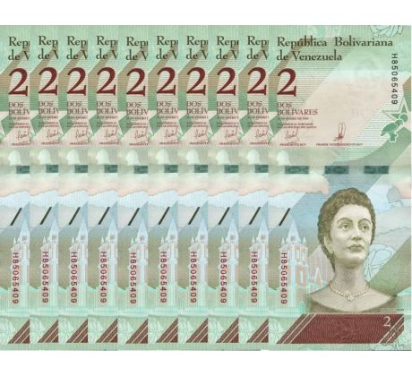 2 boliváres 2018 Venezuela 10 ks