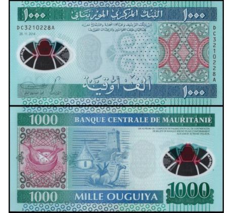 Mauritania 1 000 ouguiya 2014 / 100 ks
