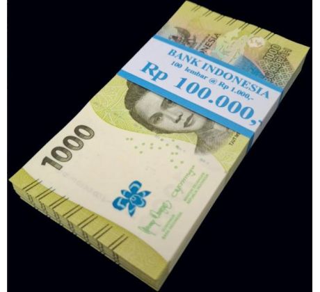 Indonesia 1000 rupiah 2024/ 100 ks