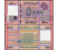 10 ks x 5 000 livres 2021 Libanon