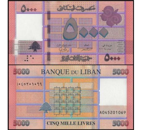 10 ks x 5 000 livres 2021 Libanon