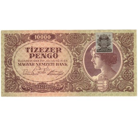 10 000 pengo 1945 Madarsko kolkovaná /02/