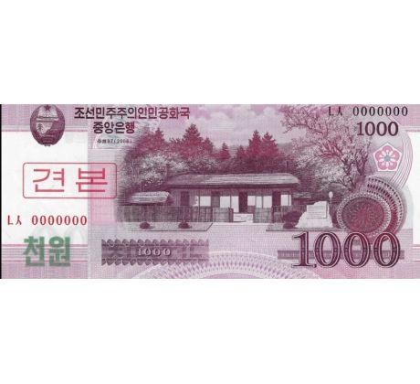 2 x anulat 0000000 1 000 + 2 0000 won 2008 Severná Korea