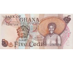5 cedis 1973-79 Ghana