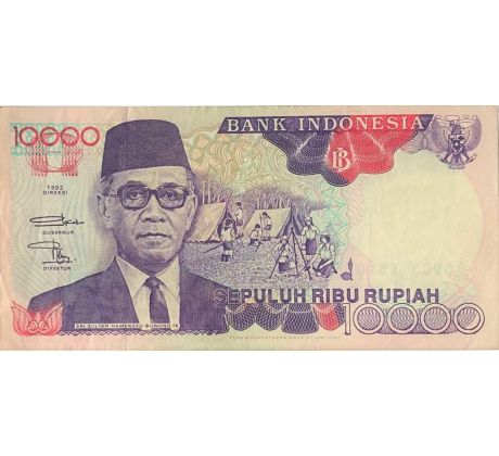 10 000 rupiah 1992-98 Indonézia