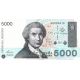 5 000 dinár 1992 Chorvátsko