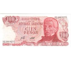 100 pesos 1976-1978 Argentína