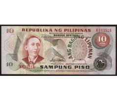 10 piso 1978-85 Filipíny