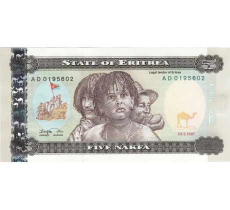 5 nakfa 1997 Eritrea