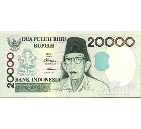 20 000 rupiah 1998-2004 Indonézia