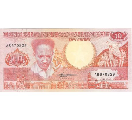 10 gulden 1986-88 Suriname