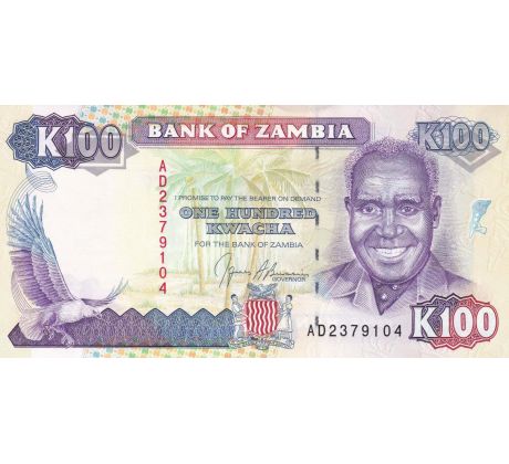 100 kwacha 1986 Zambia