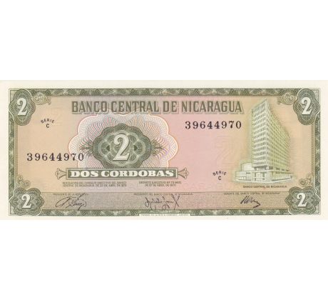 2 cordobas 1972 Nikaragua