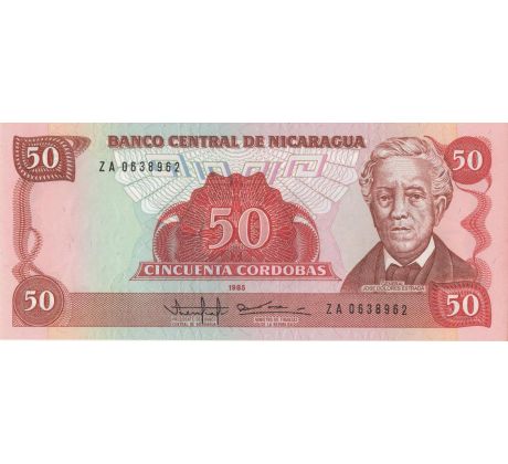 50 cordobas 1985 Nikaragua