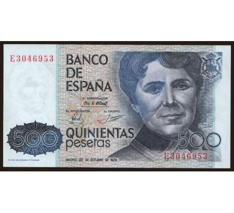 500 pesetas 1979 Španielsko
