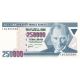 250 000 lira 1999-2001 Turecko