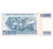 250 000 lira 1999-2001 Turecko