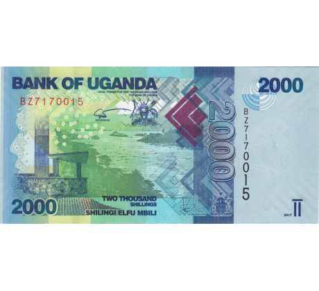 2 000 shillings 2010-24 Uganda