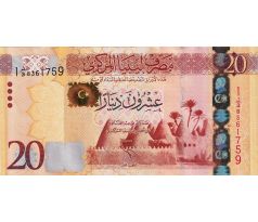 20 dinar 2013 Líbya