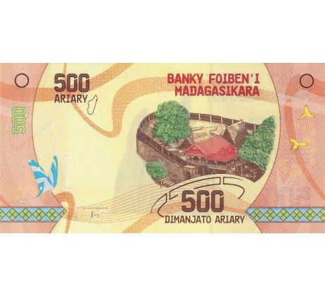 500 ariary 2017-23 Madagaskar