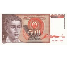 500 dinar 1991 Juhoslávia