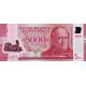 5 000 guaranies 2011-22 Paraguay polymerová bankovka