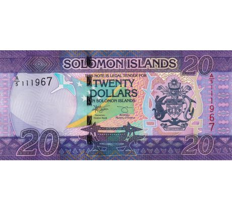 20 dollar 2017-21 Šalamúnové Ostrovy