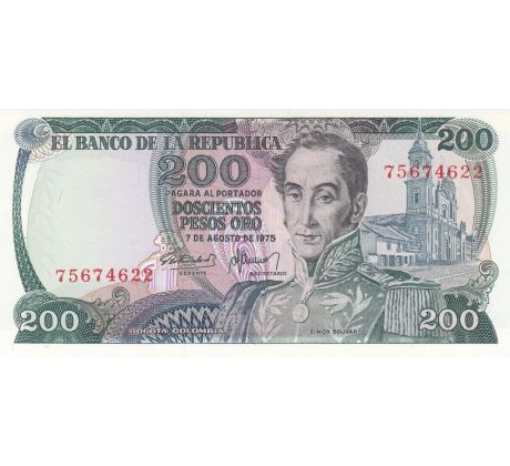 200 pesos 1974-75 Kolumbia