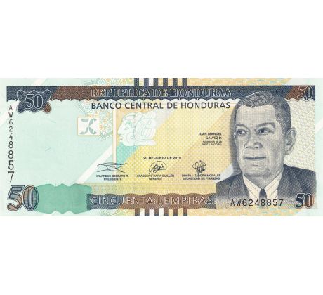 50 lempiras 2016-22 Honduras