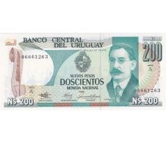 200 pesos 1986 Uruguay