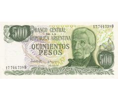 500 pesos 1977-82  Argentína